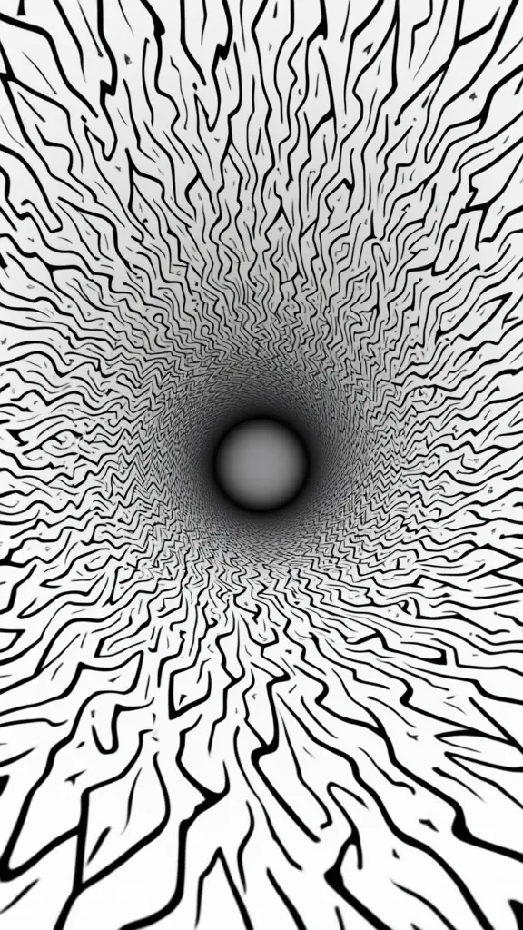 mind blowing optical illusion coloring pages